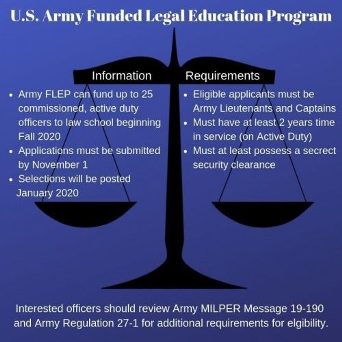 U.S. Army Funded Legal Education Program opens doors to Law School