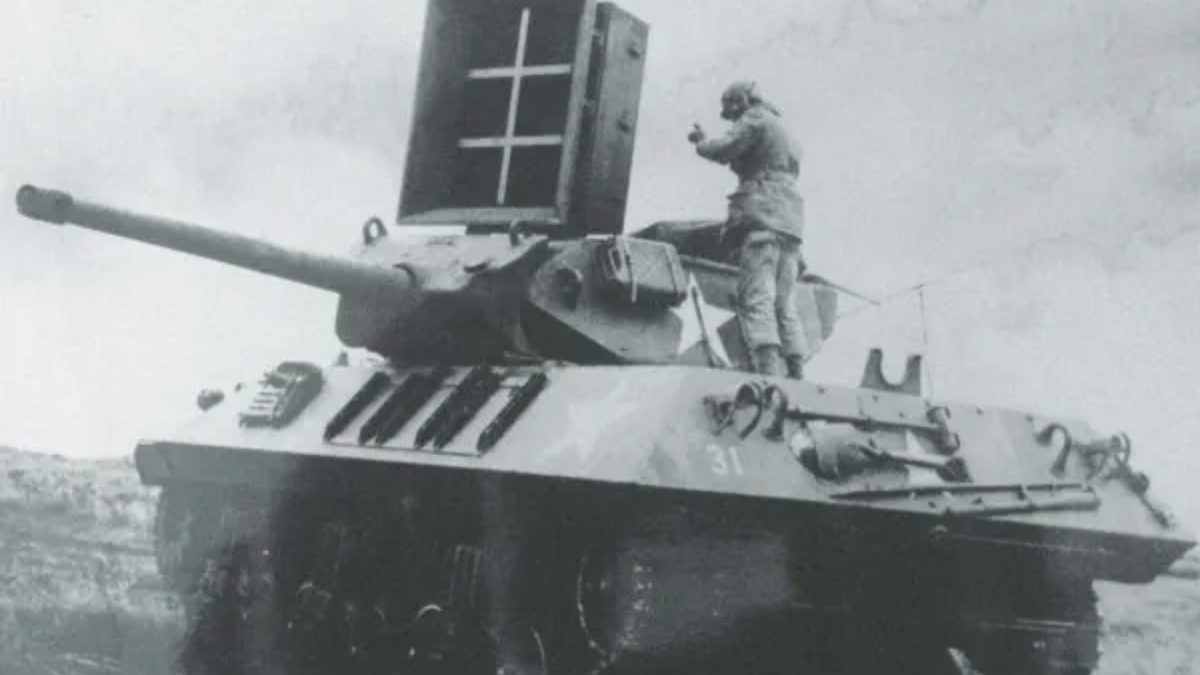 A photo of one of the speakers used by the Ghost Army’s sonic unit — the 3132 Signal Service Company.