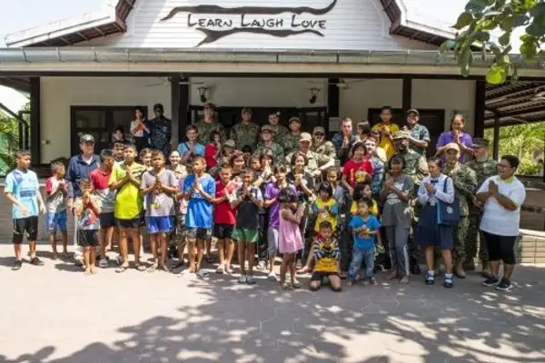 Cultures shared as USS Green Bay Sailors, Marines visit Thai schools