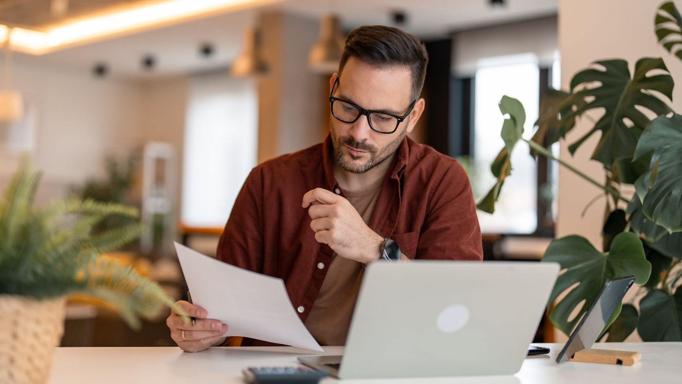 A TRICARE enrollee reading and explanation of benefits during TRICARE open season.