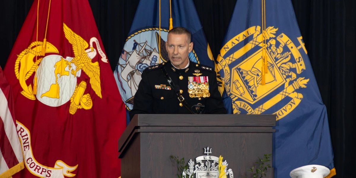  first marine superintendent of us naval academy