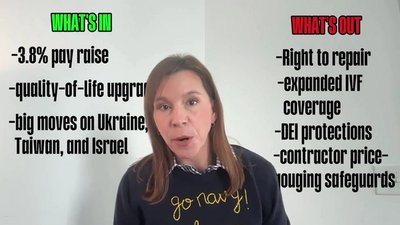 On the Radar: 2026 BAH Rates, Defense Bill & Army-Navy Game