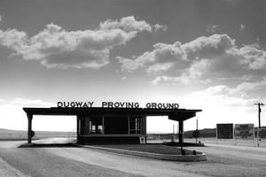 Gate entrance to Dugway Proving Ground.