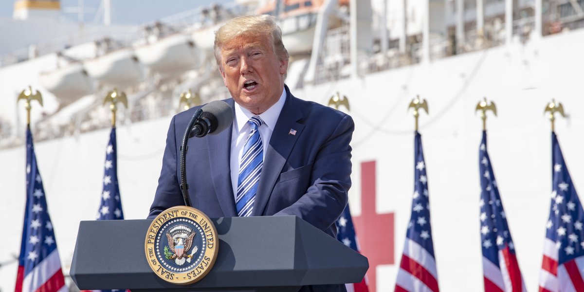 Trump delivers remarks at NS Norfolk.