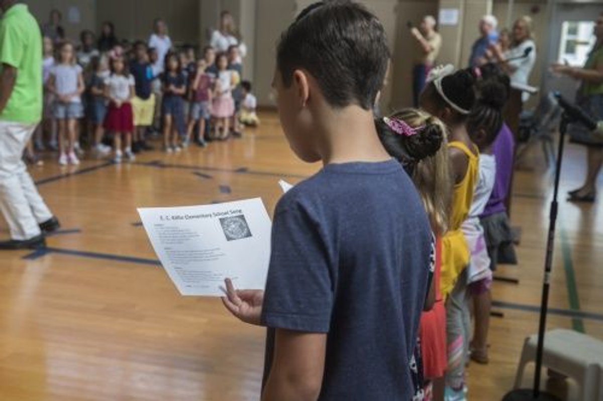 Summer vacation ends and school begins at Edward C. Killin Elementary School
