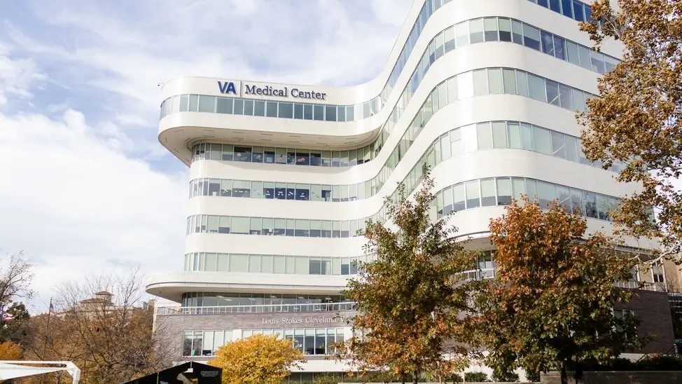View of the Louis Stokes Cleveland Veterans Affairs Medical Center.