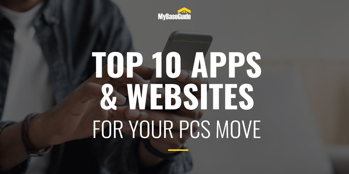 Top 10 Moving Apps & Websites For Your PCS Move
