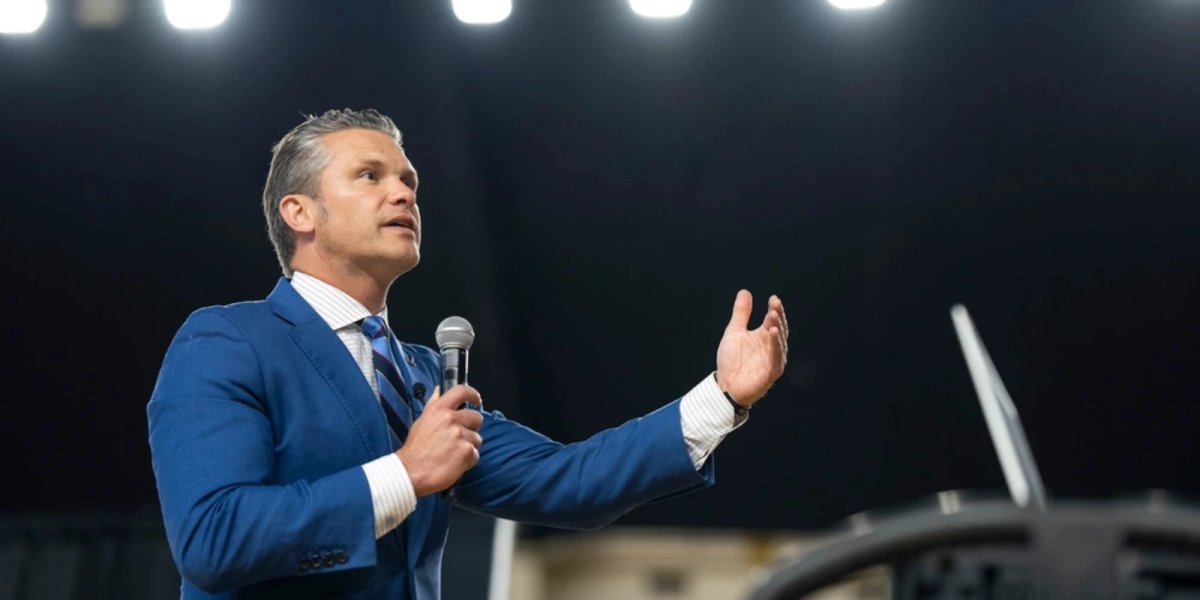 Secretary of Defense Pete Hegseth delivers remarks to National Guard troops activated to support the D.C. Safe and Beautiful Task Force at the District of Columbia National Guard Armory, Washington, D.C., Aug. 21, 2025.