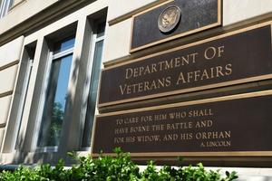 Sign for the VA headquarters in Washington, D.C.