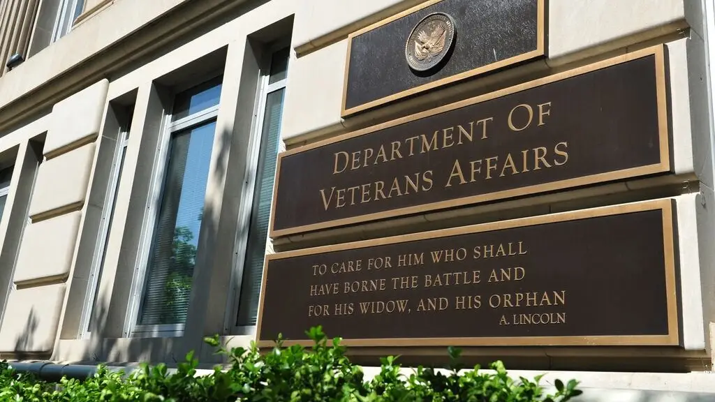 Sign for the VA headquarters in Washington, D.C.
