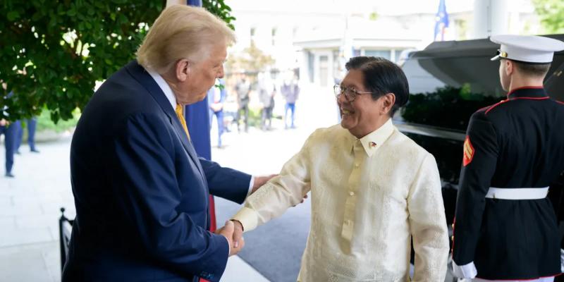 President Donald J. Trump and Philippine President Ferdinand Marcos Jr. 
