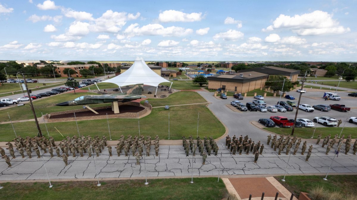 Wide view of Sheppard AFB.