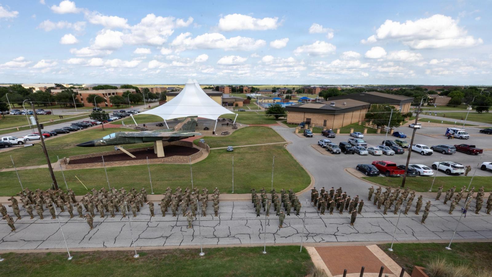 Wide view of Sheppard AFB.