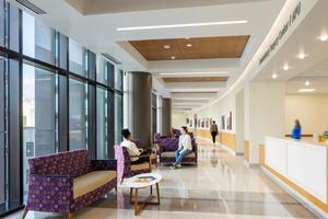 VA Hospital waiting room.