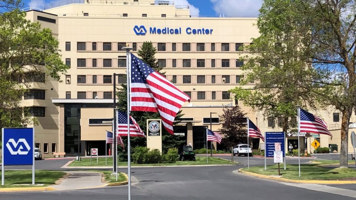 Outside of Mann-Grandstaff Veterans Affairs Medical Center. (Photo from Spokane VA Medical Center Facebook page)