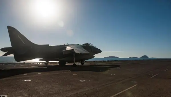 The End of an Era: AV 8B Harrier Flies Into Retirement