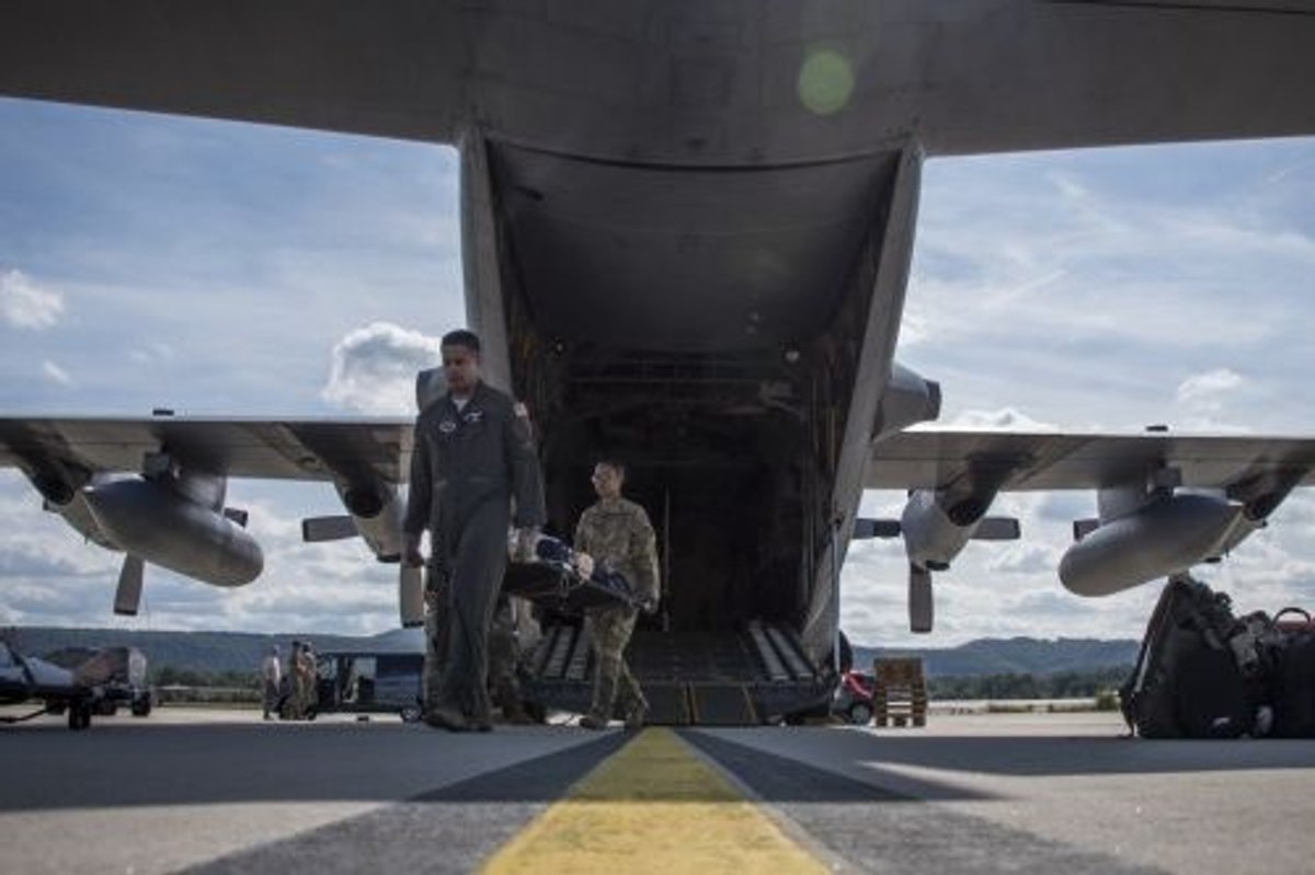 179th AW Trains with 86th Aeromedical Evacuation Squadron
