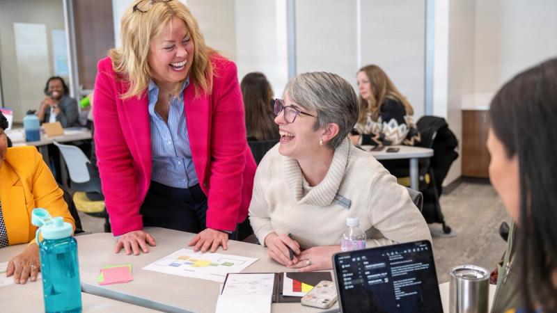 Participants collaborate during the Academic Year 2026 (AY26) Military Spouse and Family Program (MSFP) Executive Leadership Development Course–Spouse (ELDC-S) at the U.S. Army War College, Carlisle, Pennsylvania.