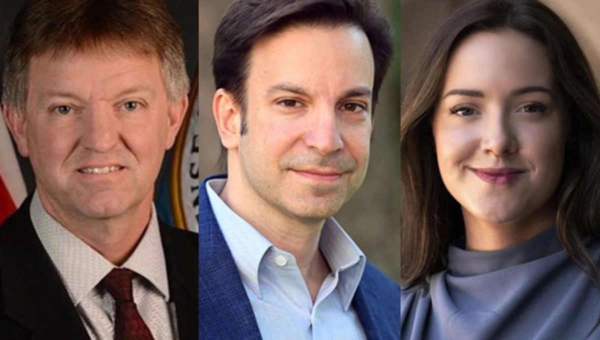 Trio collage of fired journalists from Stars & Stripes.