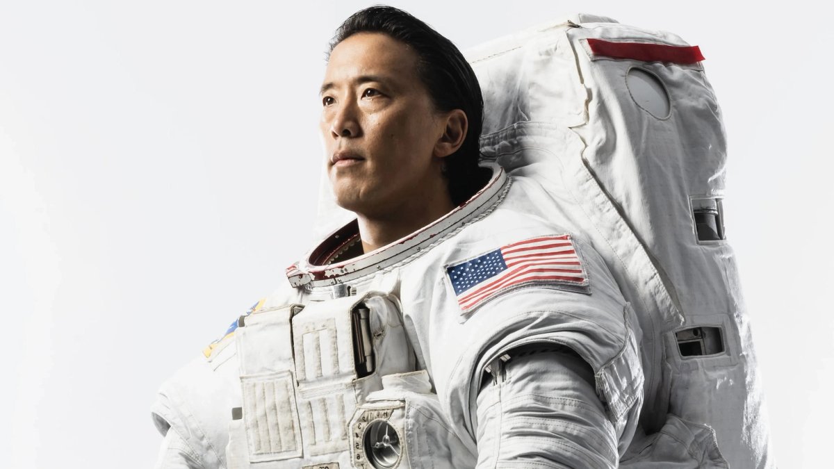 Jonny Kim in an astronaut suit.