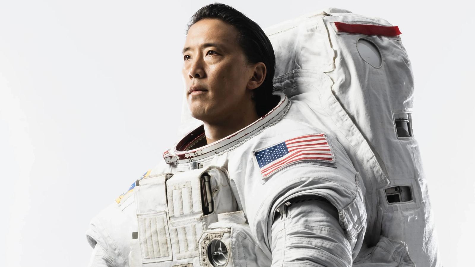 Jonny Kim in an astronaut suit.