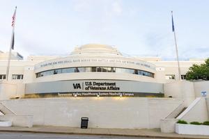 The outside of the VA.