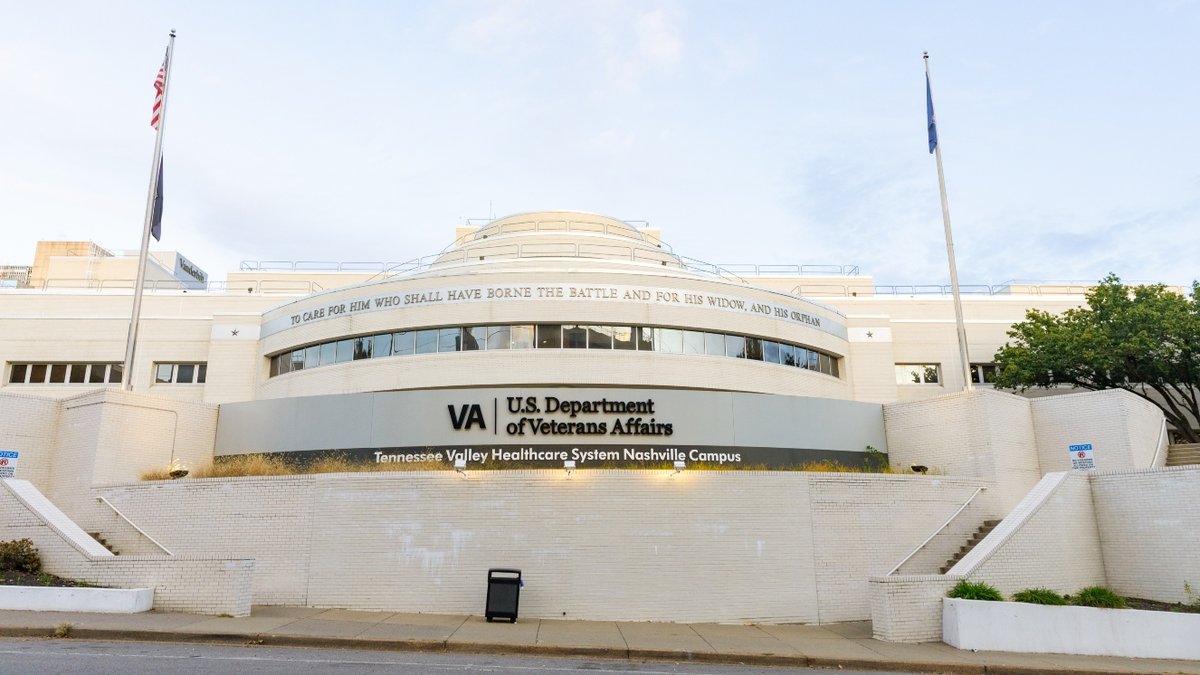 The outside of the VA.