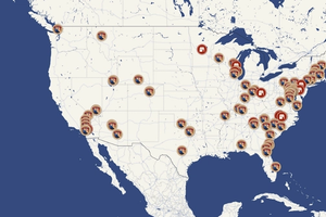 Hanks for Our Troops business map.