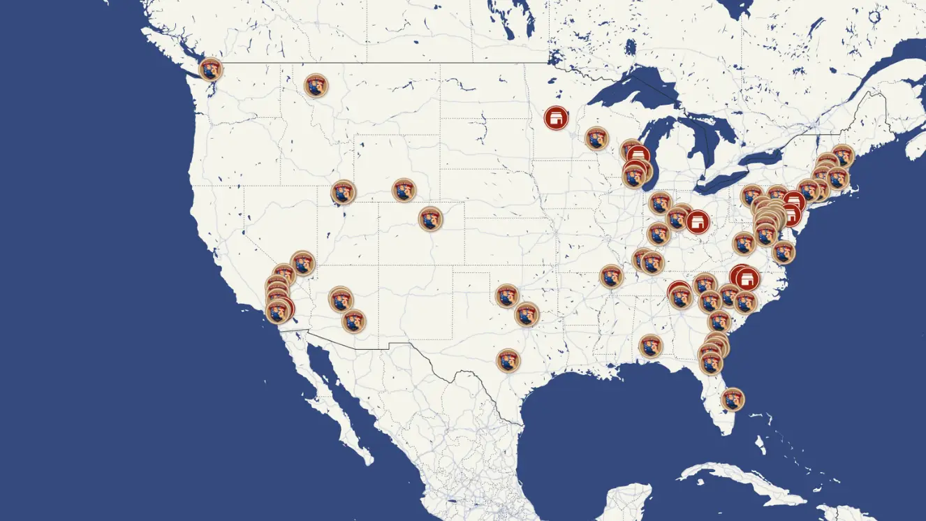 Hanks for Our Troops business map.
