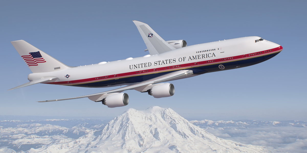 New Air Force One paint job.