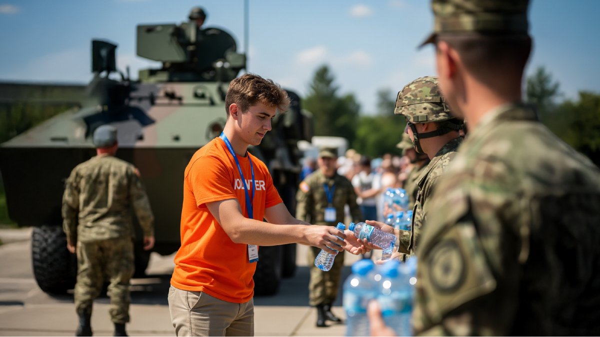 support the military