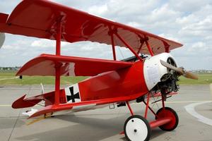 Replica of the Red Baron’s plane.
