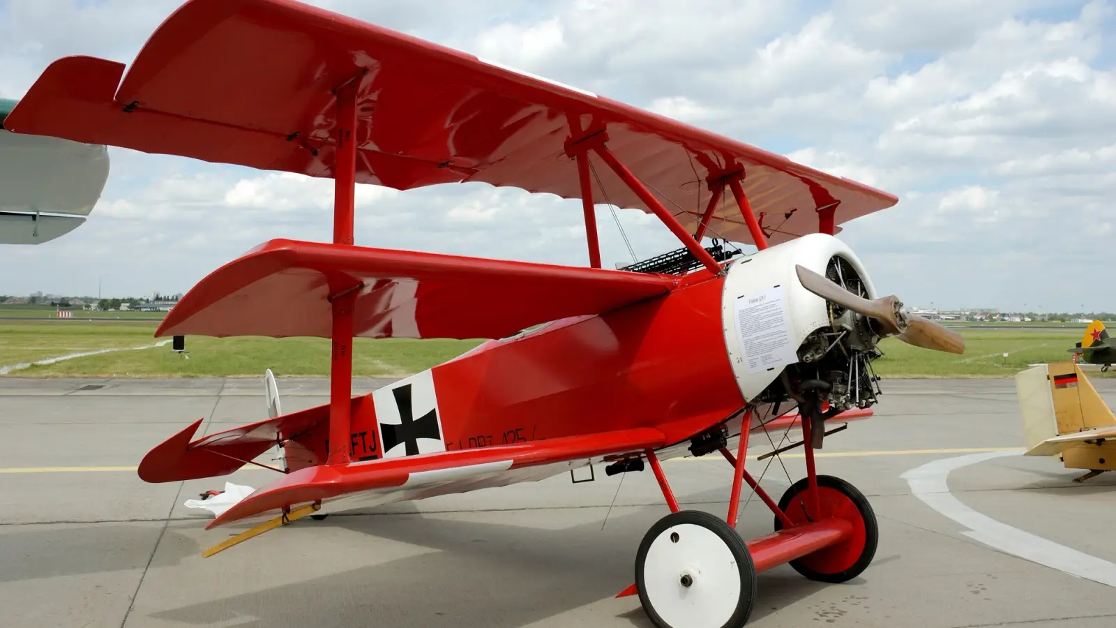 Replica of the Red Baron’s plane.