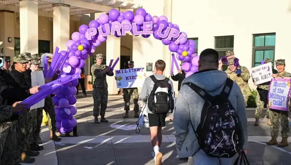Celebrate Military Children on April 15 for Purple Up! Day