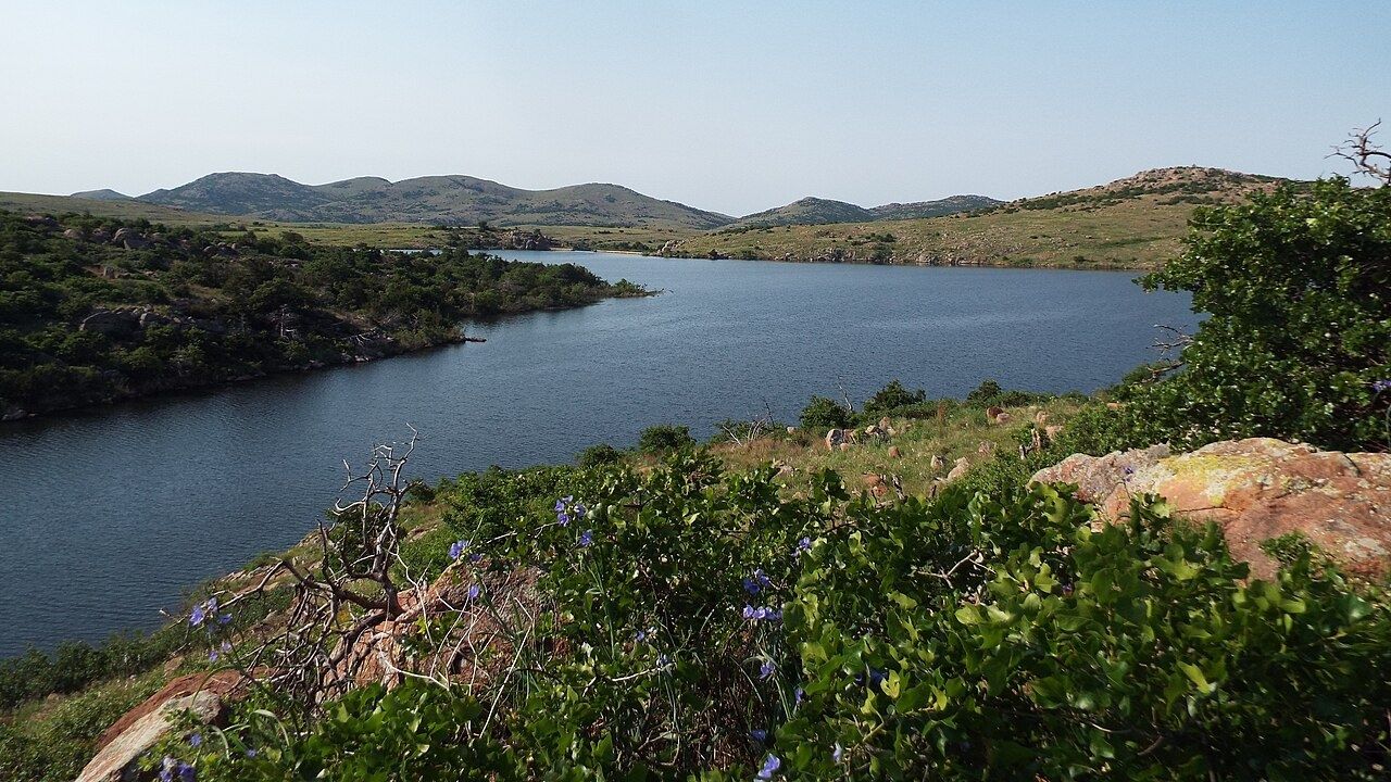 View of Oklahoma landscape.