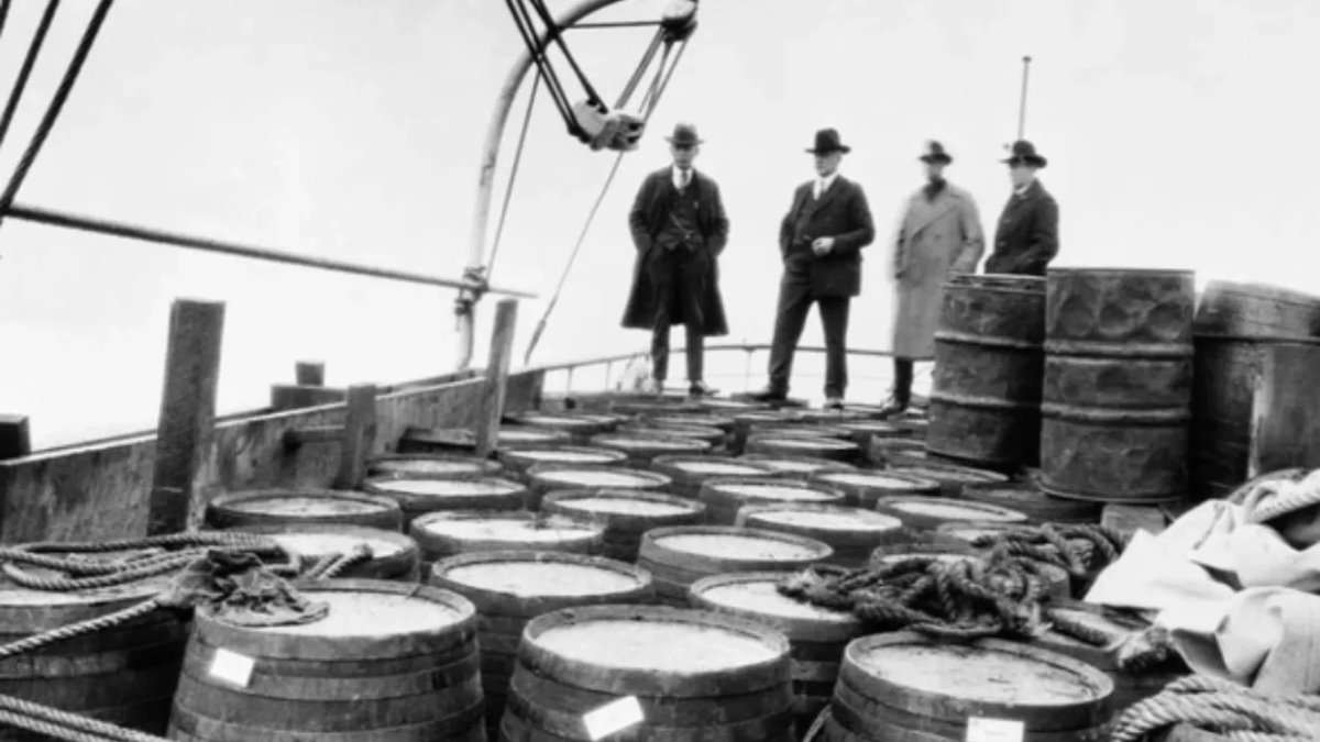 WWi prohibition barrels