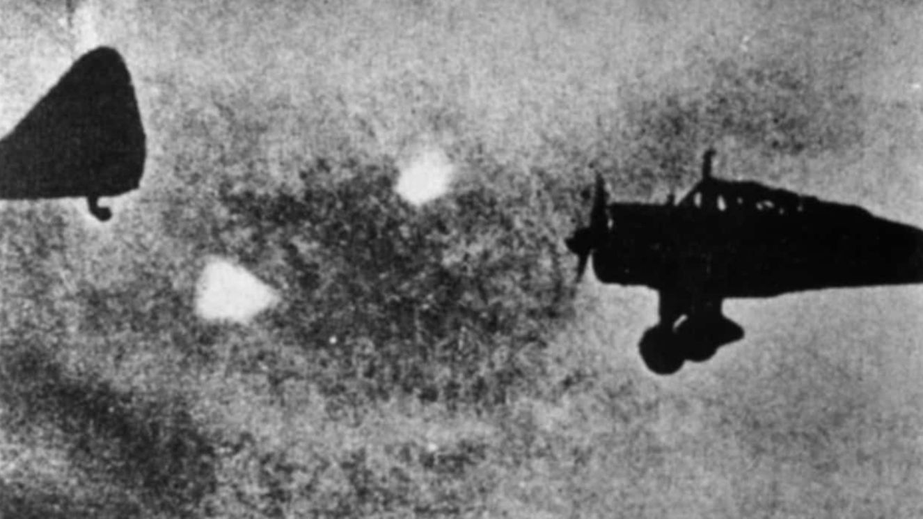 Foo Fighter during WWII over Germany.