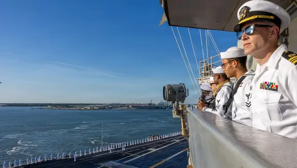 Gerald R. Ford Returns Home After Breaking the Navy’s Longest Deployment Record