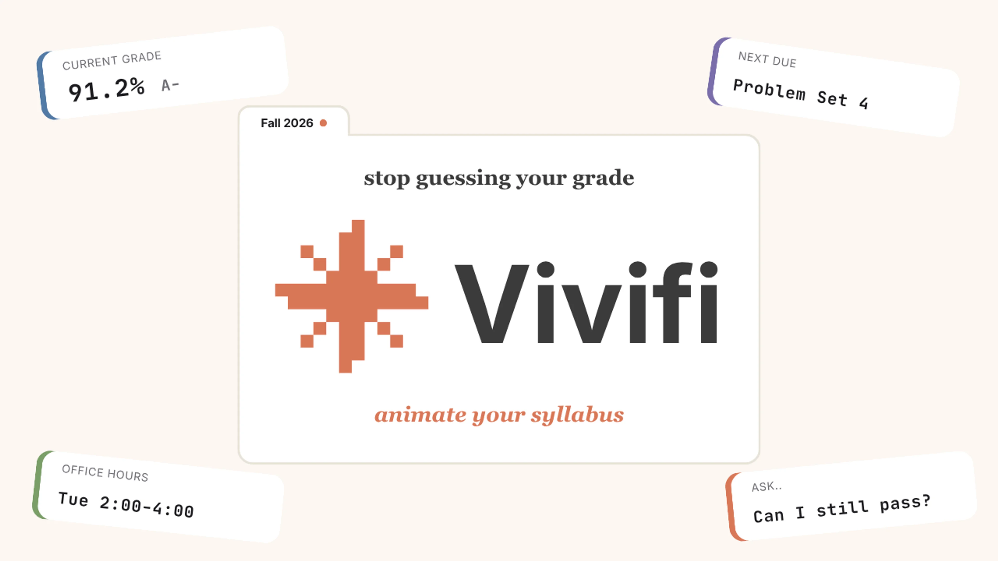 Vivifi: stop guessing your grade
