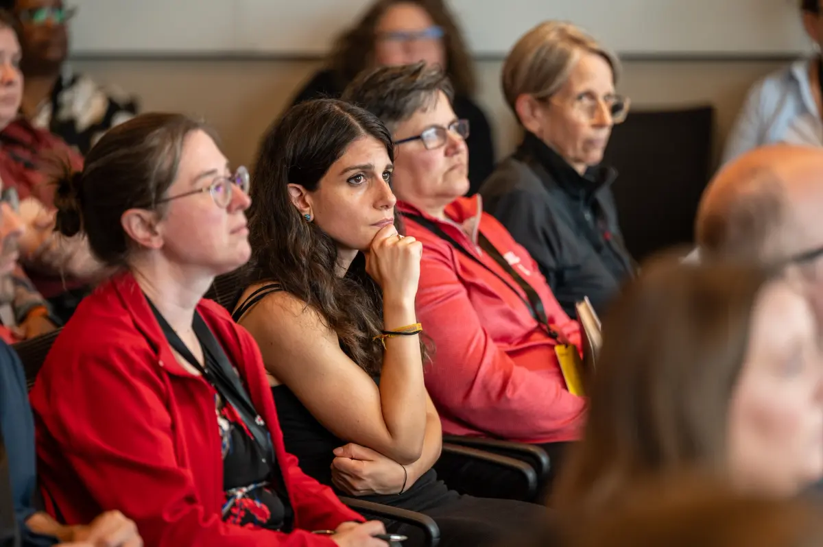 Audience listening classroom session