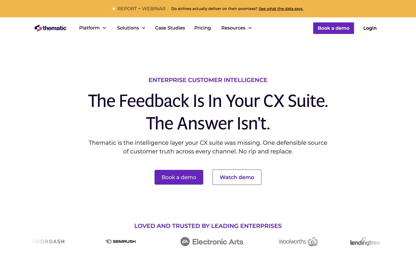 Thematic public homepage showing vendor identity, navigation, and product proposition.
