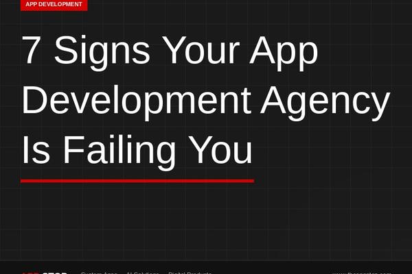 7 Signs Your App Development Agency Is Failing You (Before It's Too Late)