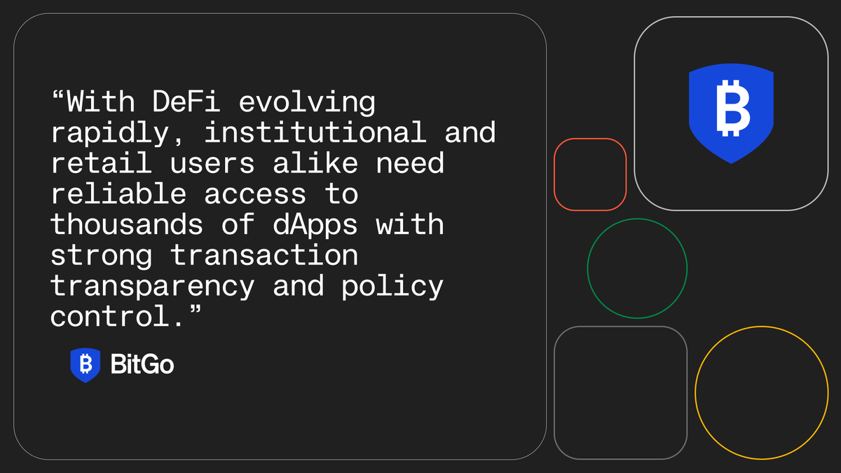 How BitGo scaled secure DeFi access with WalletConnect: A trusted path ...