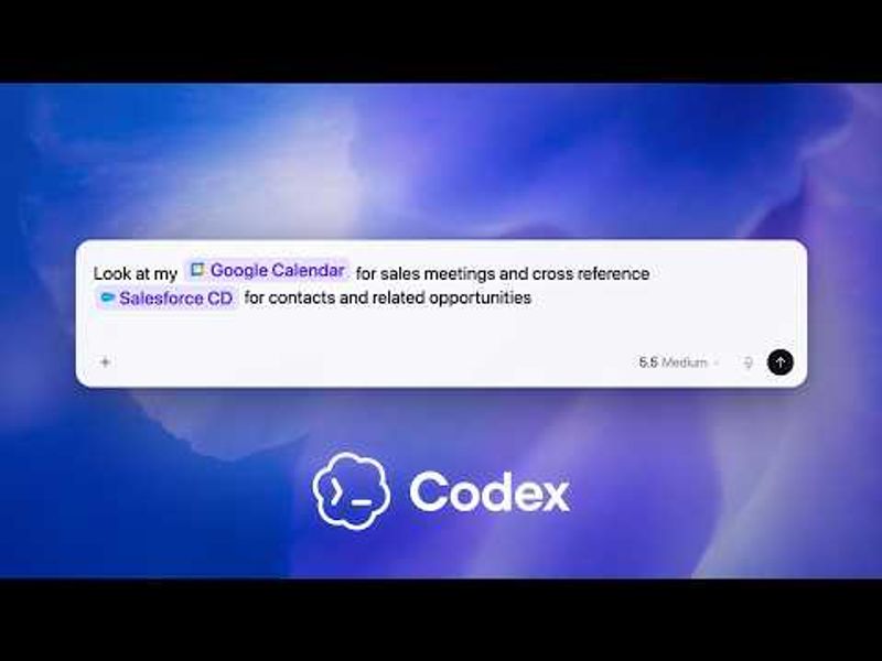 ใช้ Codex AI เชื่อมปฏิทิน-CRM สร้าง Meeting Brief พร้อมใช้งานเร็วขึ้น