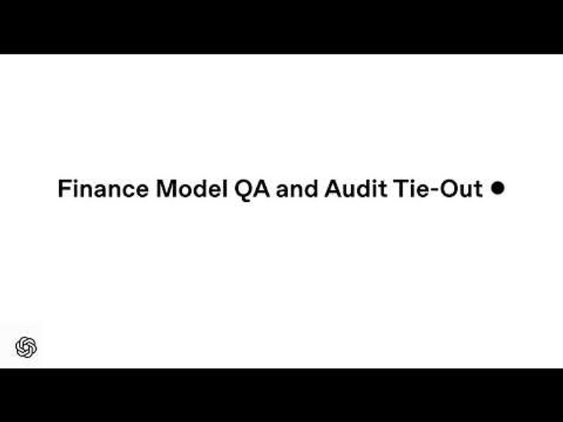 ตรวจ QA โมเดลการเงินใน Excel ด้วย ChatGPT แบบ Audit Trail