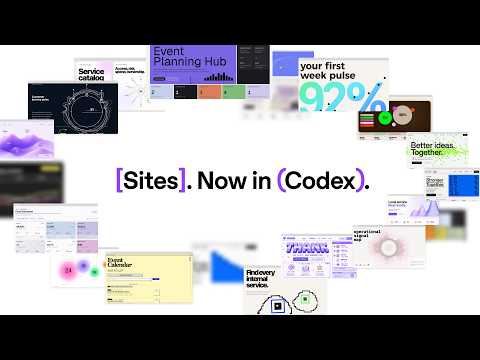 Codex Sites: สร้างแชร์เว็บแอปในทีมได้เร็ว โดยไม่ต้องเป็น Developer