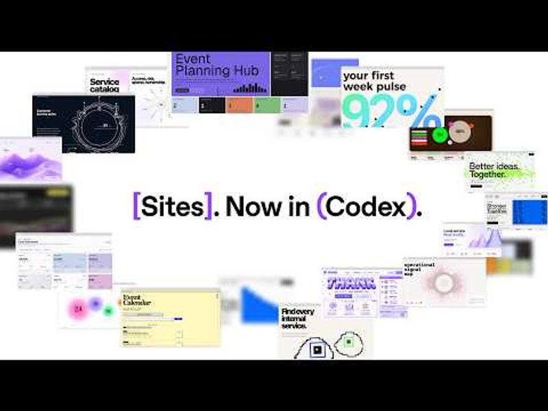 Codex Sites: สร้างแชร์เว็บแอปในทีมได้เร็ว โดยไม่ต้องเป็น Developer