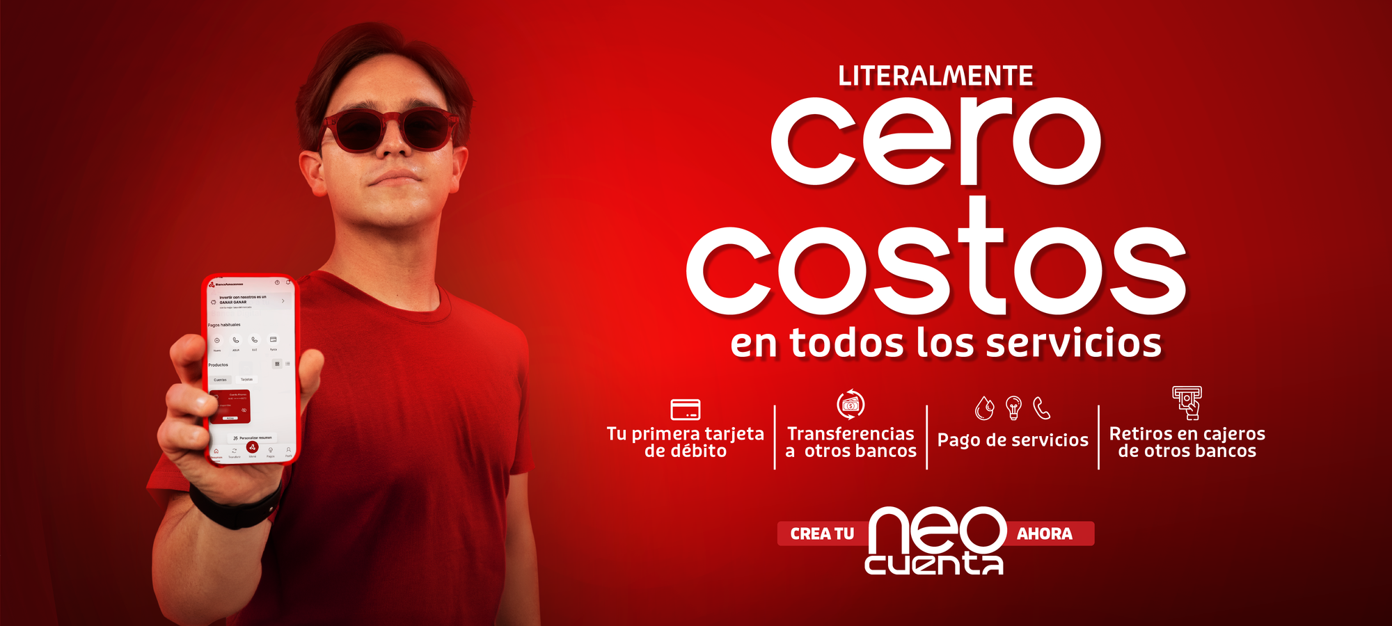 Promo Abre tu cuenta con cero costos