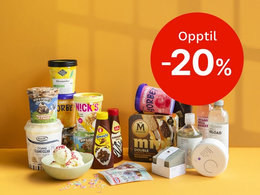 På bildet synes en Odaeske mot en gul bakgrunn, med påskeliljer