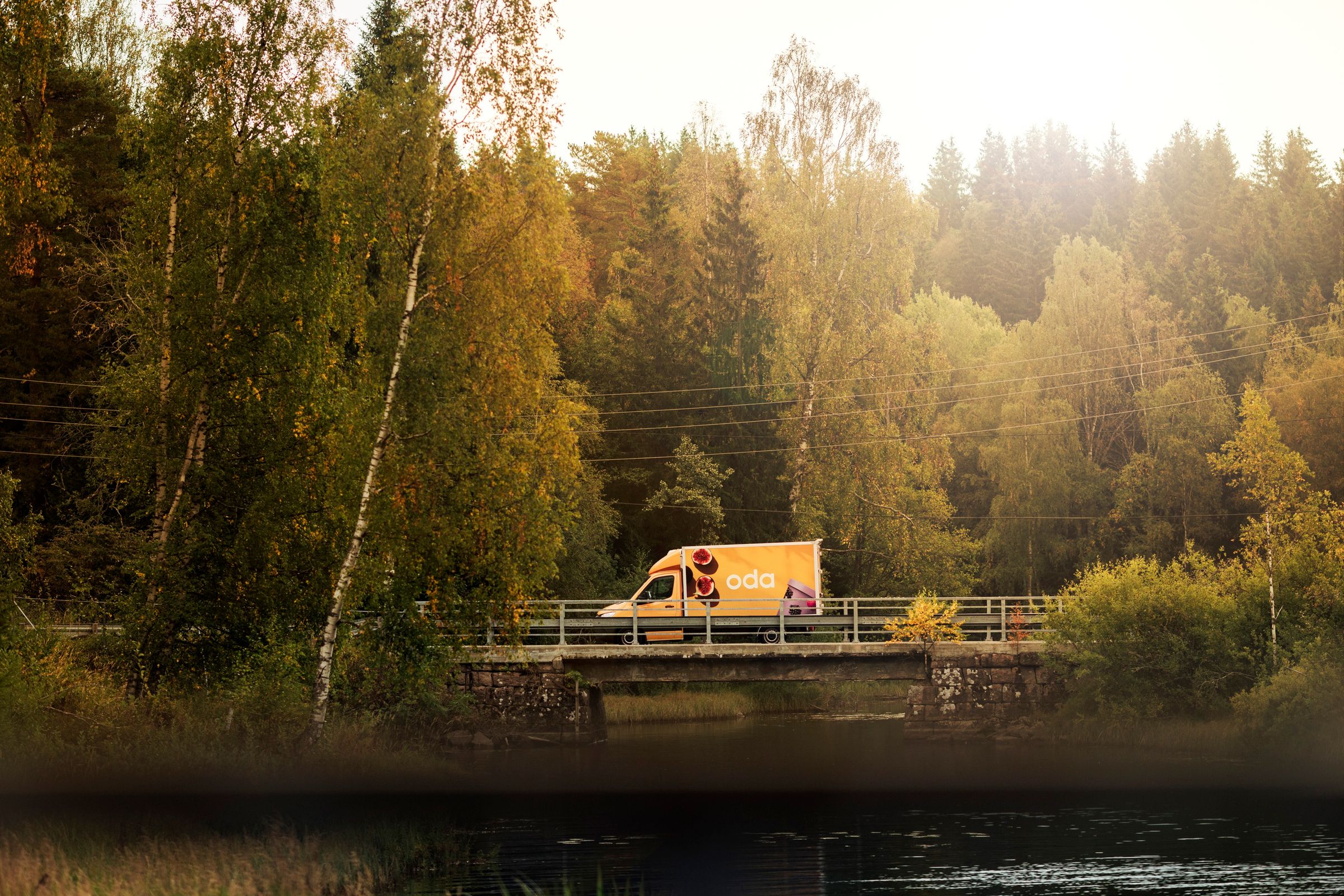 På bildet syns en Oda-van